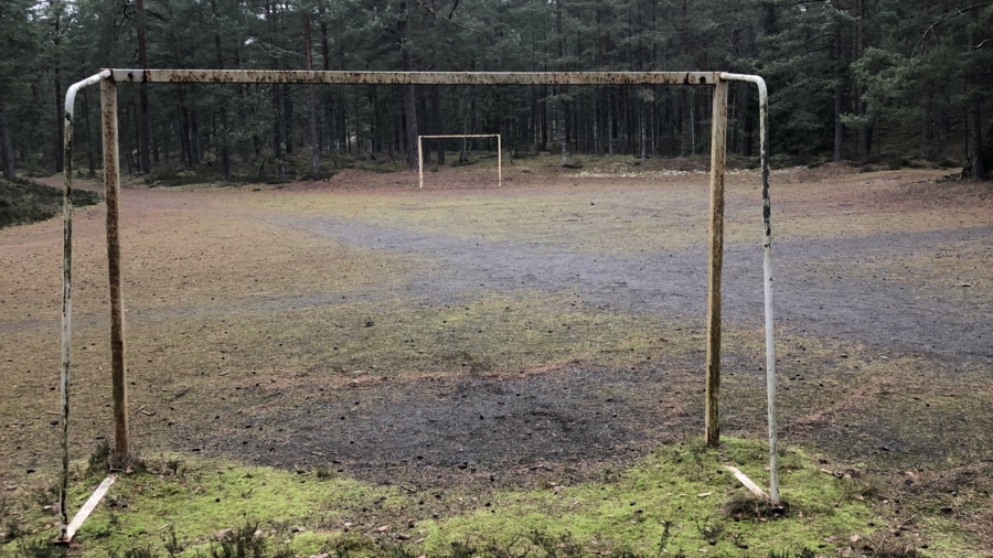 Upprustning av fotbollsplanen - januari 2019