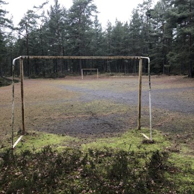 Upprustning av fotbollsplanen - januari 2019